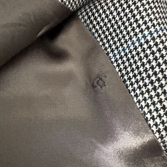 Vintage Aquascutum wool blend houndsthooth coat - Picture 15 of 15